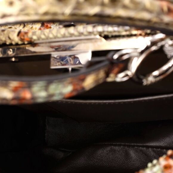 Fendi Peekaboo Bag Python Mini Multicolor - Picture 5 of 6